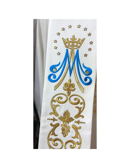 Marian Stole Embroidered | Regina Immaculata
