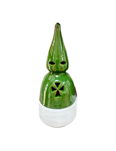 Incensario esmaltado nazareno personalizable para Semana Santa en cerámica brillante
