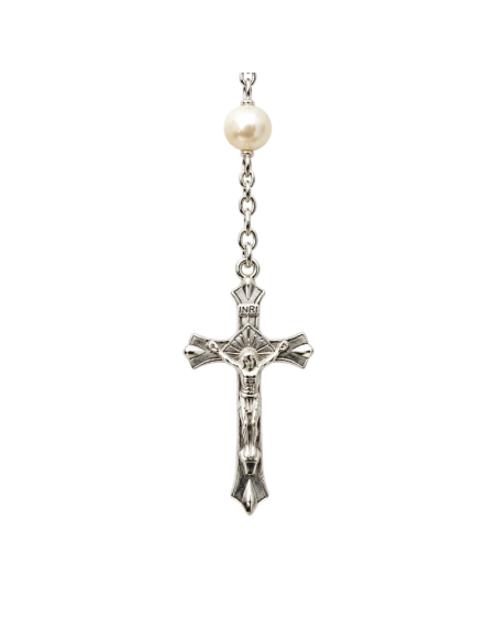 Pope Francis Pearl Rosary | Devotional Rosary 45 cm