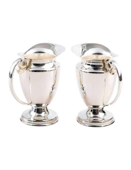 Silver Plated Mass Cruets | Liturgical Cruet Set with Tray