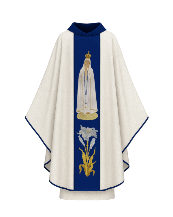 Casulla Virgen de Fátima