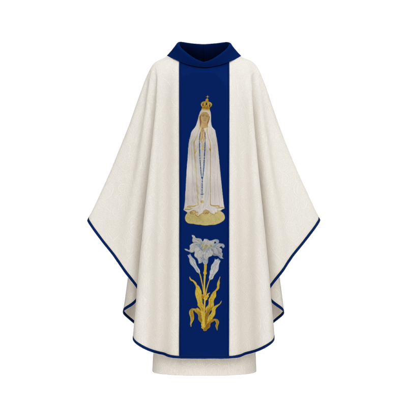 Casulla Virgen de Fátima