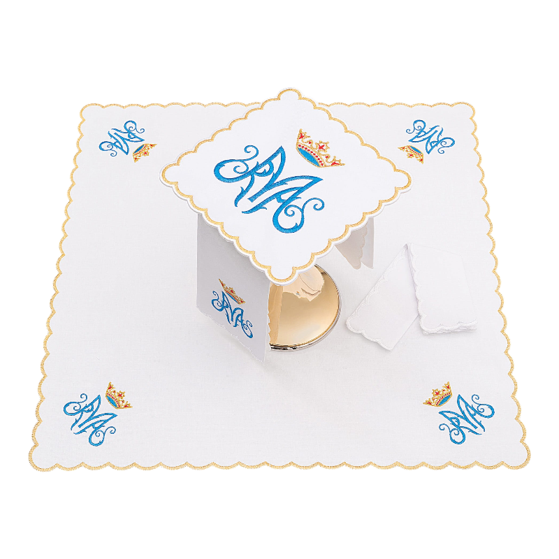Set de altar bordado Mariano