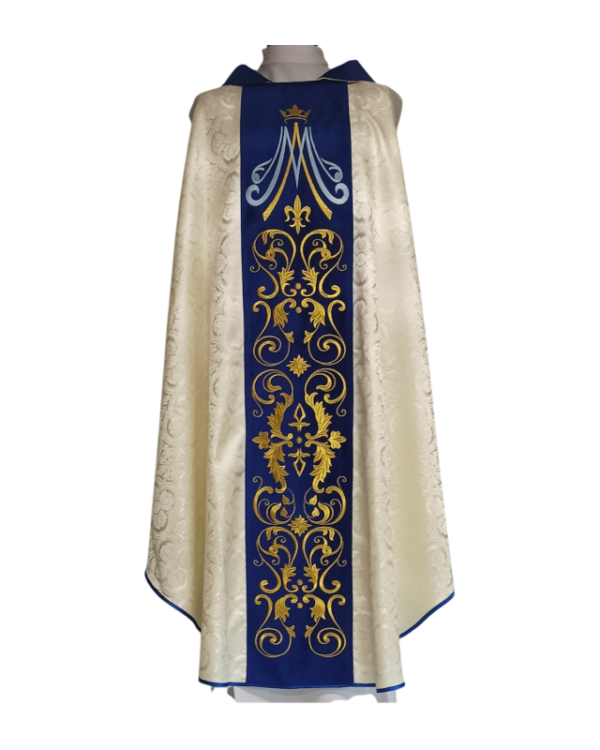 casulla Mariana azul