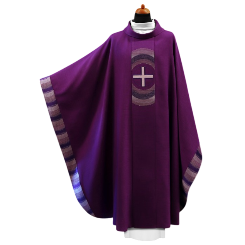 casulla moderna morada