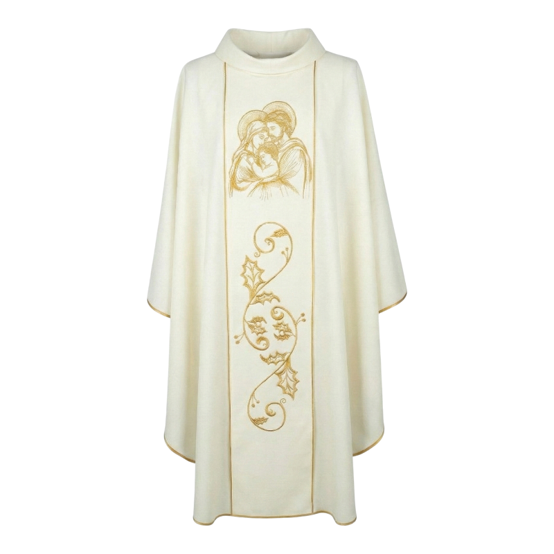 casulla navidad sagrada familia