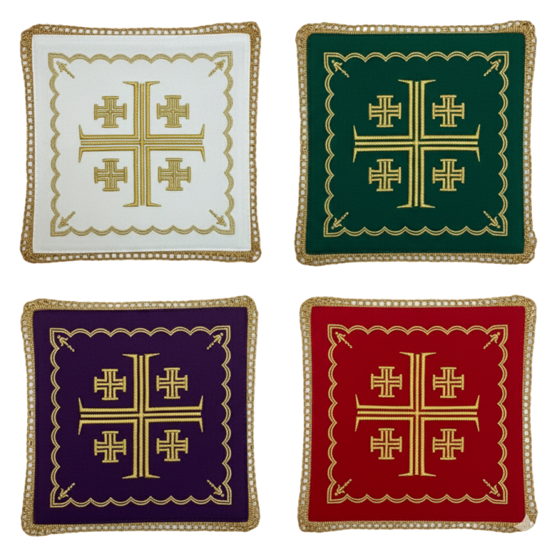 palias cruz de Jerusalén bordadas